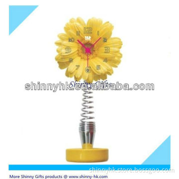 cartoon alarm clock in follow shape